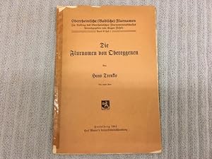 Die Flurnamen von Obereggenen. Oberrheinische Flurnamen. Im Auftrag des Oberrheinischen Flurnamen...