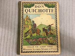 Image du vendeur pour Don Quichotte de la Manche. Adaption de Joseph Groussin. Imag par Albert Uriet mis en vente par Genossenschaft Poete-Nscht