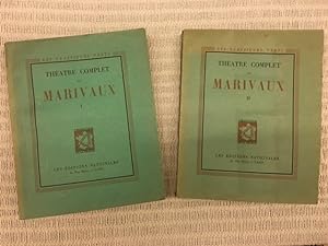 Théatre Complet de Marivaux. Les Classiques Verts. 2 Volumes