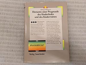 Elemente einer Pragmatik des Kinderliedes und des Kinderreimes. Aufgrund autobiographischer Texte...