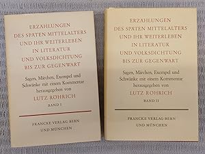 Erzählungen des späten Mittelalters und ihr Weiterleben in Literatur und Volksdichtung bis zur Ge...