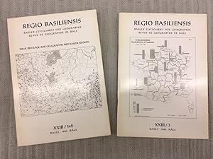 Regio Basiliensis. Basler Zeitschrift für Geographie / Revue de Géographie de Bâle. Neue Beiträge...