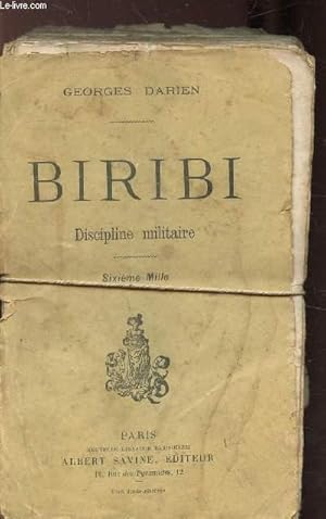 Imagen del vendedor de BIRIBI - DISCIPLINE MILITAIRE - a la venta por Le-Livre