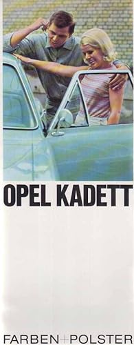 Opel Kadett. Farben + Polster. Ausgabe September 1967. (Werbebroschüre) / Produktinformation.