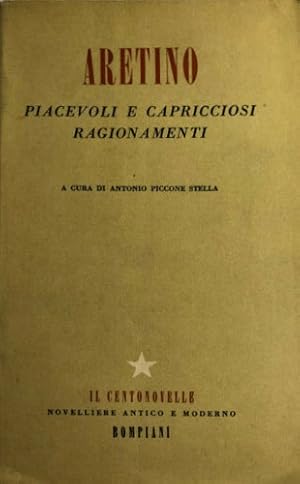 Seller image for Piacevoli e capricciosi ragionamenti. for sale by FIRENZELIBRI SRL