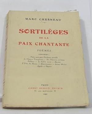 Seller image for Sortilges de la paix chantante pomes for sale by crealivres