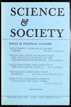 Immagine del venditore per Science & Society An Independent Journal of Marxism Winter, 1973-1974 Vol. XXXVII, No. 4 venduto da GuthrieBooks