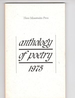 Bild des Verkufers fr ANTHOLOGY OF POETRY 1975. (SIGNED) zum Verkauf von Monroe Stahr Books