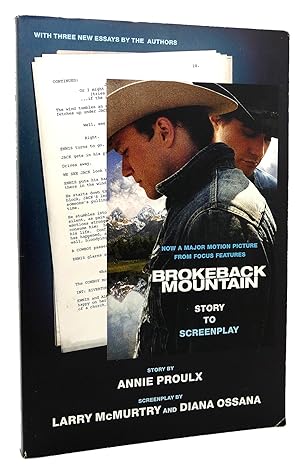 Bild des Verkufers fr BROKEBACK MOUNTAIN Story to Screenplay zum Verkauf von Rare Book Cellar