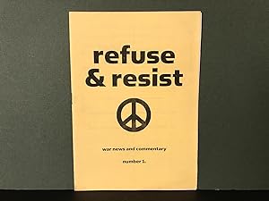 Bild des Verkufers fr Refuse & Resist: War News and Commentary - Number 1 zum Verkauf von Bookwood