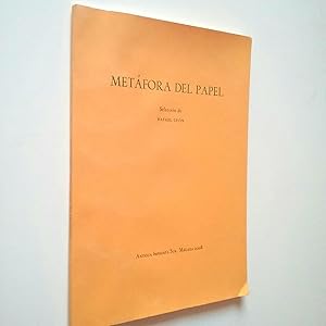 Imagen del vendedor de Metfora del papel a la venta por MAUTALOS LIBRERA