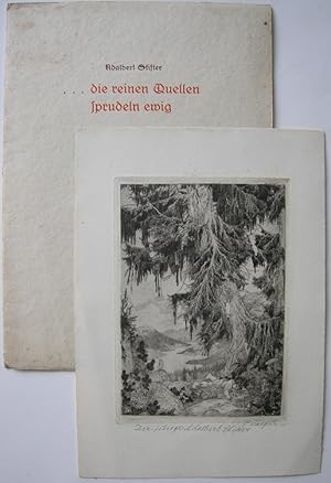 . die reinen Quellen sprudeln ewig Worte und Gedanken von Adalbert Stifter