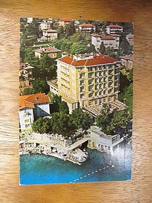Handgeschriebene farbige Bildpostkarte aus Lovran ( Kroatien - Jugoslawien Hotel Beograd ), datie...