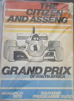 The Citizen and Asseng Grand Prix of South Africa - 4th March 1978 - Souvenir Programme