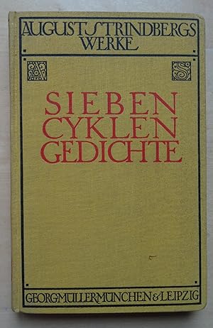 Sieben Cyklen Gedichte. Deutsche Übertragung von Emil Schering