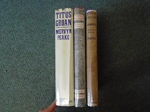 Bild des Verkufers fr Titus Groan (first edition); Titus Alone; Titus Groan (new edition) [3 volumes] zum Verkauf von Keoghs Books
