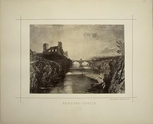 Imagen del vendedor de County Durham. Barnard Castle a la venta por theoldmapman