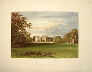 Image du vendeur pour Northumberland. Chillingham Castle, nr Wooler. (Open). mis en vente par theoldmapman