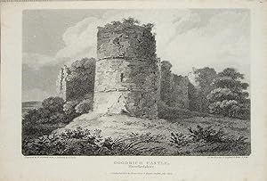 Bild des Verkufers fr Herefordshire. Goodrich Castle. zum Verkauf von theoldmapman