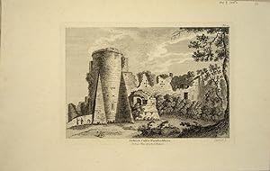 Image du vendeur pour Herefordshire. Goodrich Castle. Ruins of Godrich (sic) Castle. mis en vente par theoldmapman