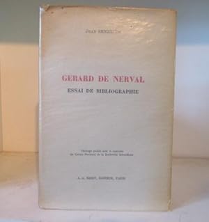 Bild des Verkufers fr Gerard de Nerval: Essai de bibliographie. zum Verkauf von BRIMSTONES
