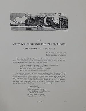 Seller image for 2 Vignetten zu einem Gedicht von Lothar Albert Schultz. for sale by Antiquariat Martin Barbian & Grund GbR