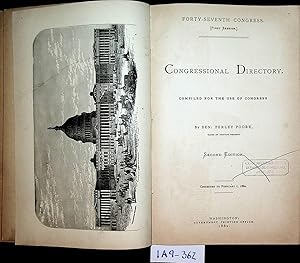 Congressional directory : compiled for the use of Congress ; forty-seventh congress, first sessio...