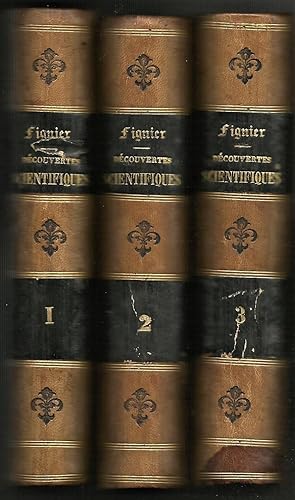 Exposition et Histoire des principales découvertes scientifiques modernes. (3 volumes). 1) Machin...