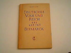 Bild des Verkufers fr Deutsches Volk und Reich vor und seit Bismarck zum Verkauf von PlanetderBuecher