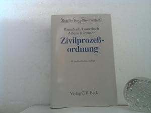 (Baumbach/Lauterbach/Albers/Hartmann): Zivilprozessordnung. - Mit Gerichtsverfassungsgesetz und a...