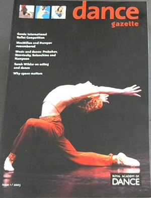 Bild des Verkufers fr Dance Gazette (Royal Academy of Dance , issue 1 /2003) zum Verkauf von Chapter 1