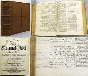 DER EVANGESLISCHEN DEUTSCHEN ORIGINAL BIBEL Zweyter Theil, Die Propheten, die Apocrypha und das N...