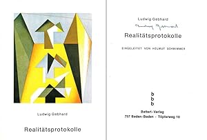 Realitätsprotokolle. vom Künstler SIGNIERT Eingeleitet von Helmut Schwimmer.