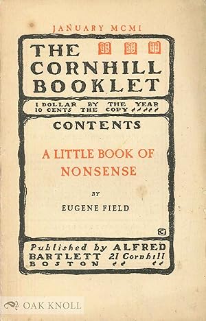 Seller image for LITTLE BOOK OF NONSENSE.|A for sale by Oak Knoll Books, ABAA, ILAB