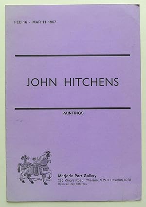 Bild des Verkufers fr John Hitchens Paintings. Marjorie Parr Gallery, London, Feb 16-Mar 11 1967. zum Verkauf von Roe and Moore