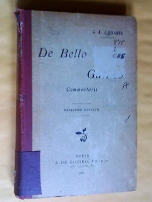 Bild des Verkufers fr De Bello Gallico. Commentarii. Edition  l'usage des classes, par M.A. BOUE zum Verkauf von Claudine Bouvier
