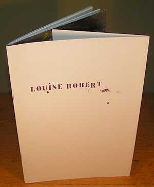 LOUISE ROBERT ŒUVRES RÉCENTES (Oct. - Nov. 1996, Galerie Graff)