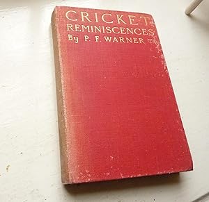 Bild des Verkufers fr Cricket Reminiscences. With Some Review of the 1919 Season. zum Verkauf von Benson's Antiquarian Books