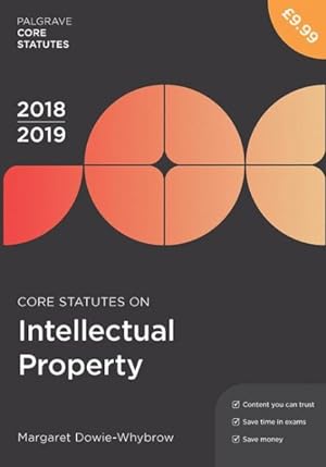 Immagine del venditore per Core Statutes on Intellectual Property 2018-19 venduto da GreatBookPrices