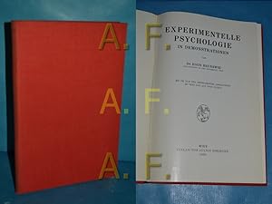 Immagine del venditore per Experimentelle Psychologie in Demonstrationen. venduto da Antiquarische Fundgrube e.U.