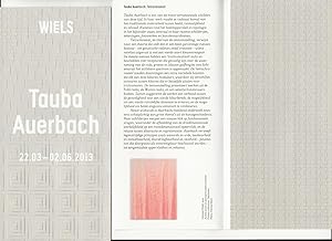 Image du vendeur pour Tauba Auerbach (flyer) mis en vente par The land of Nod - art & books