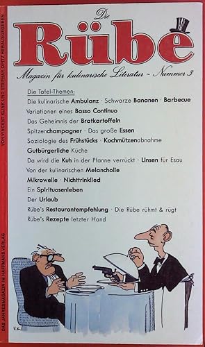 Bild des Verkufers fr Magazin fr kulinarische Literatur. Rbe III. zum Verkauf von biblion2