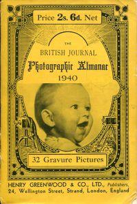 THE BRITISH JOURNAL Photographic Almanac 1940.
