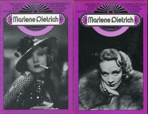 Bild des Verkufers fr Marlene Dietrich. Dokumente, Essays, Filme. zum Verkauf von Bcher Eule