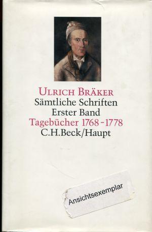 Bild des Verkufers fr Smtliche Schriften, Band 1: Tagebcher. zum Verkauf von Bcher Eule