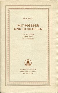 Imagen del vendedor de Mit Messer und Hohleisen. Ein Palaver ber den Holzschnitt. a la venta por Bcher Eule