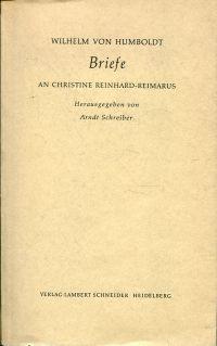 Bild des Verkufers fr Briefe an Christine Reinhard-Reimarus. zum Verkauf von Bcher Eule