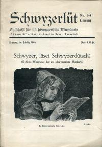 Seller image for Schwyzer, lset Schwyzerdtsch. E Wgwyser dr si schwyzerische Mundarte. for sale by Bcher Eule