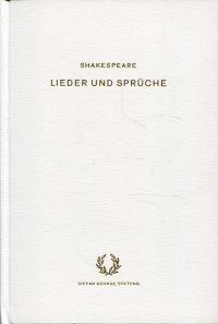 Bild des Verkufers fr Lieder und Sprche. englisch u. deutsch. Hrsg. v. Marianne Schefold. zum Verkauf von Bcher Eule