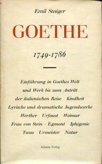 Imagen del vendedor de Goethe. Band 1: 1749-1786. a la venta por Bcher Eule